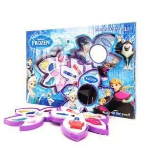 Kids Princess Makeup Kit Toy – Frozen-Inspired Pretend Cosmetic Set with Mirror, Lipstick, Nail Polish & Eyeshadow for Girls