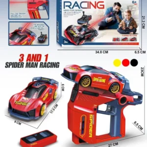 2.4GHz Infrared Laser Shooting Remote Control Racing Car – Rechargeable RC Battle Car with LED Lights & Sound for Kids