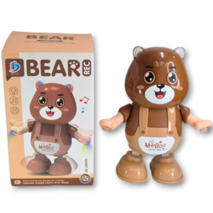 Dancing Talking Bear Toy for Kids – Voice Recording, Mimic, Music, LED Lights & Interactive Walking Bear for Boys & Girls