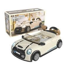 Rechargeable Racing Sports Car Toy with LED Lights & Realistic Sound | USB Charging Simulated Driving Car for Kids