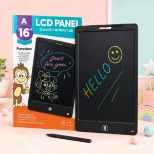16 Inch Colorful LCD Writing Tablet for Kids & Adults – Reusable Digital Drawing Board with Stylus | Electronic Writing & Memo Pad