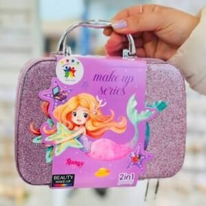 Kids Princess Makeup Kit with Glitter Carry Case | Pretend Beauty Set for Girls (3+ Years)