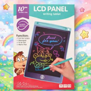 10 Inch Colorful LCD Writing Tablet for Kids – Reusable Digital Drawing & Writing Pad with Stylus | Electronic Memo Board