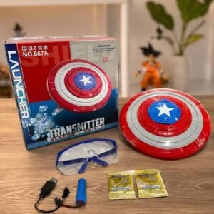 Captain America Electric Shield Launcher Toy 667A | Orbeez Water Beads & Foam Dart Blaster for Kids