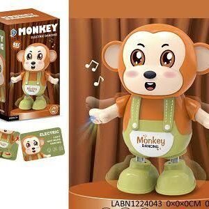 Dancing Monkey Toy with Voice Recording, Music & Lights | Interactive Singing Monkey Toy for Kids